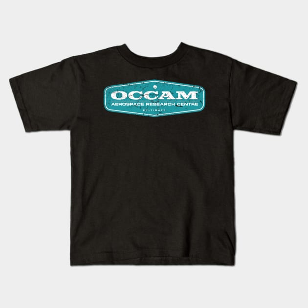 OCCAM Aerospace Research Centre Kids T-Shirt by MindsparkCreative